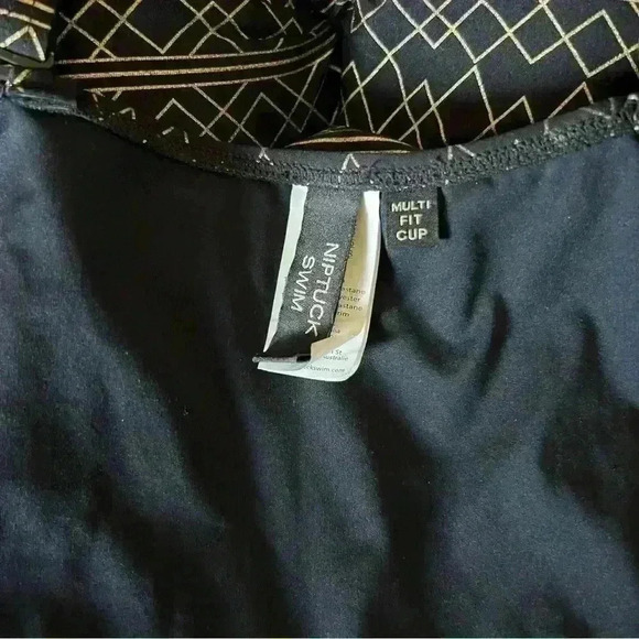 Nip Tuck Swim, Deco Foil Joanne One Piece Swimsuit. - Picture 5 of 7